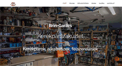 Desktop Screenshot of brin-garazs.hu